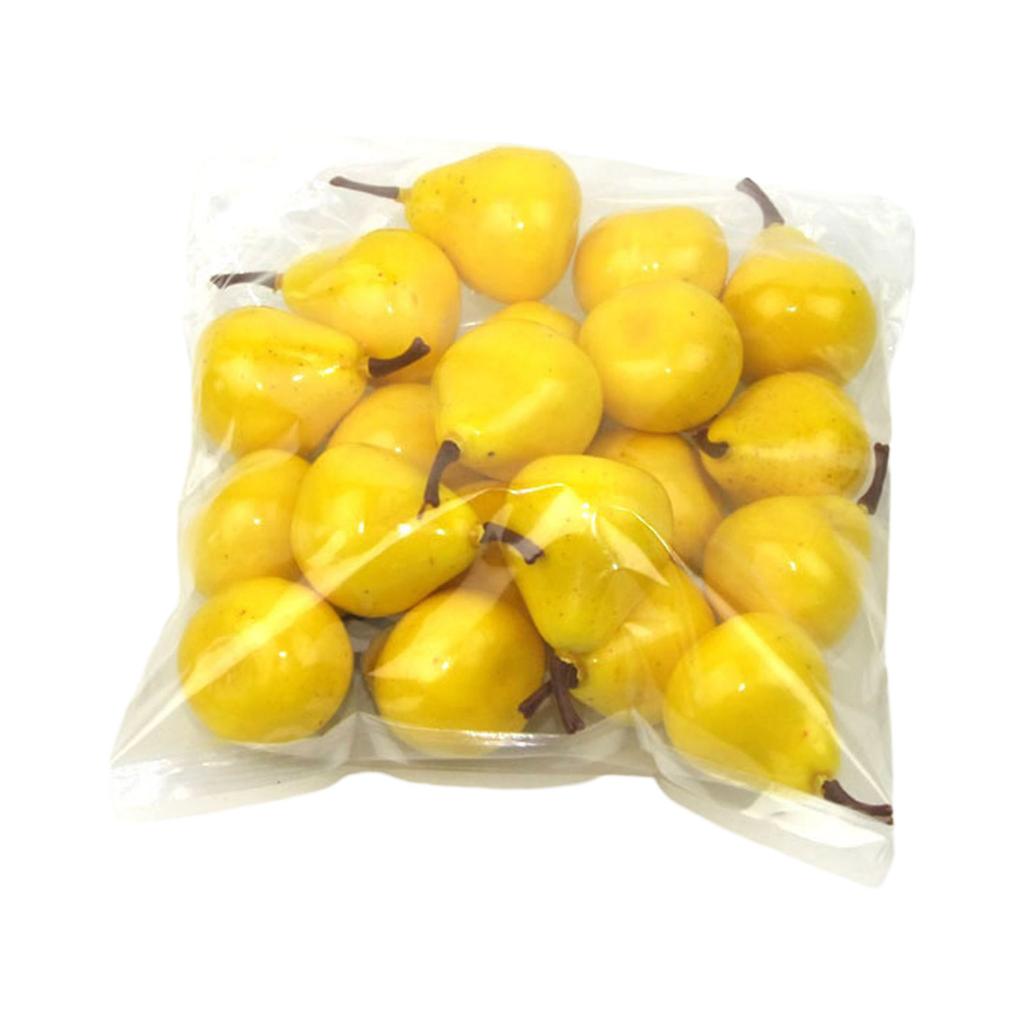 20pcs Simulation Artificial Fruit Lemon Orange for Restaurant Hotel Home Garden Wedding Kitchen Decoration Photo Props