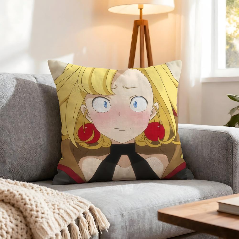 Anime Maria The Virgin Witch Cushion Cover 1Pcs Decorative Covers Soft Cushion Case For Sofa Couch Decor 40X40 45X45 Pillowcases