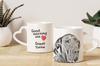 Great Dane I - cup with a dog, adorable cup with a heart-shaped handle, universal gift from the Art-Dog brand