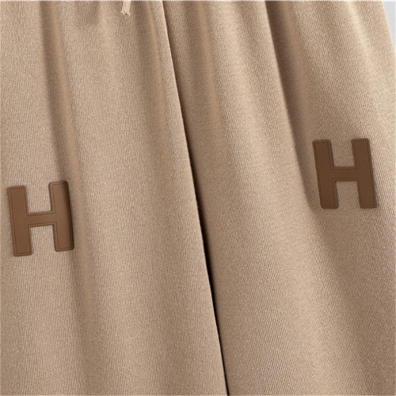 Женский осенне-зимний модный повседневный костюм средней длины, вязаная рубашка с открытым передом, брюки, костюм-двойка