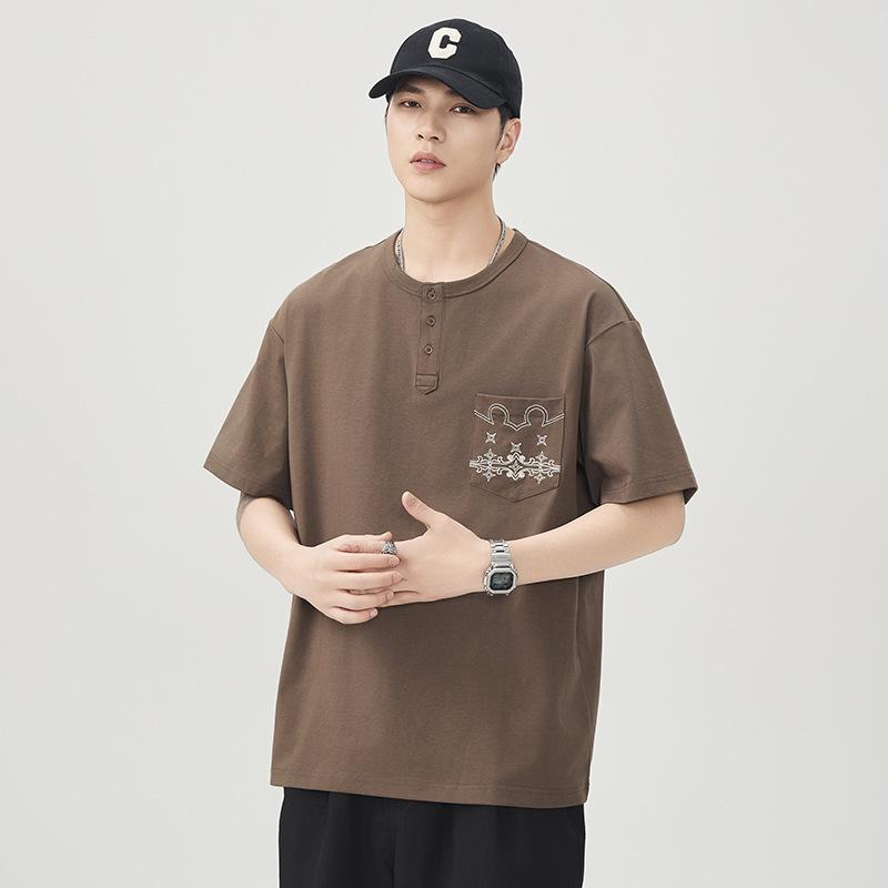 New Summer Moisture-absorbing Quick-drying Short-sleeved T-shirt Men's Loose Casual Round Neck Half-sleeved Top