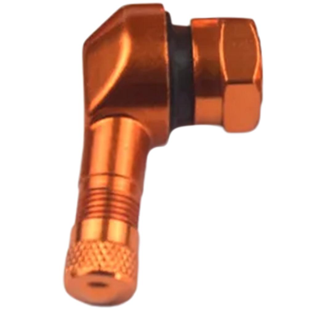 Мотоциклетные ниппели для шин 90 градусов Ниппель для колесной шины для большинства мотоциклов Замена Алюминиевый бескамерный ниппель для шины