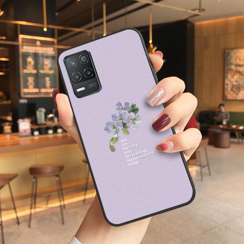 Чехол для телефона с художественным цветочным словом и цитатами для OPPO Realme GT 2 Pro X2 Pro XT C25S 8 7 6 Pro 6i GT Master C3 C21 C21Y C11 X3 SuperZoom