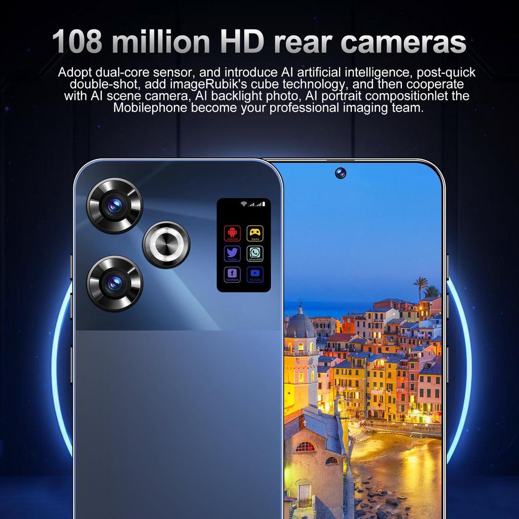 Смартфон S25 с Ultra HD экраном, 16 ГБ + 1 ТБ памяти