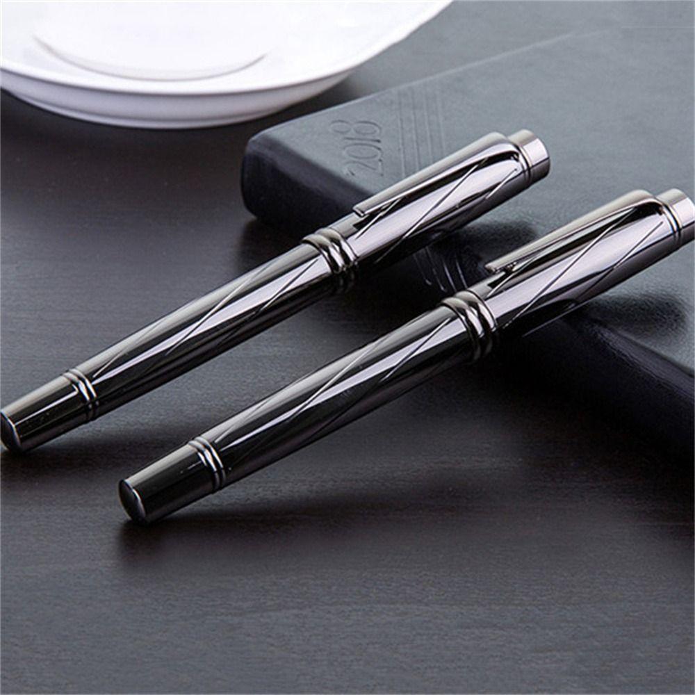 Канцелярские товары Роскошные металлические классические роскошные чернильные ручки Ручка для подписи Ручка для письма Бизнес Перьевая ручка