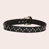 Retro Y2K Wide Belt Punk PU Leather Waistbands Fashion Star Rivet Waist Belt  Summer
