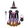 Girls Clothes Halloween Witch Cosplay Dresses Handmade Carnival Costume for Children Party Prom The Dress Kids Photo Fancy Kids