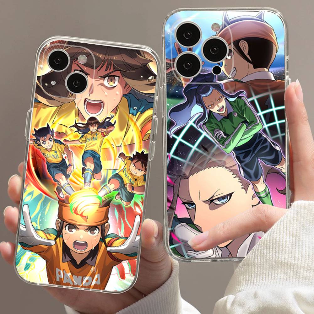 Axel Blaze Firestorm Inazuma Eleven Anime Phone Case For iPhone 11 13 16 12 17 14 15 Pro Max Plus Soft Clear Back Cover Coque