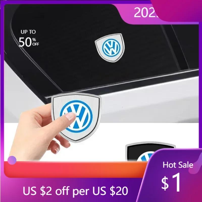 For VW Hot 2025 New 3D Metal Car Body Fender Emblem Shield Stickers Decor Auto Accessories For VW Volkswagen Golf 4 5 7 6 3 mk4