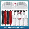 Совместимость с Roborock S8/S8 Plus, запасные части, основная боковая щетка, Hepa-фильтр, швабра, тканевый мешок для сбора пыли, аксессуары