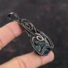 Kambaba Jasper Pendant Copper Wire Wrapped Gemstone Pendant Handmade Pendant Wonderful Copper Jewelry Pendant For Gift Latest Design Pendant
