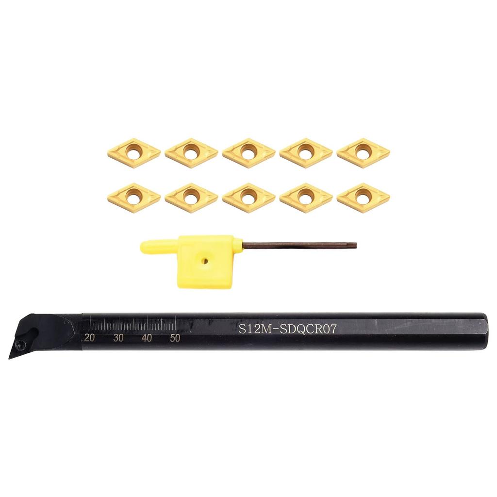 Прочный токарный расточной держатель S12M SDQCR07 для гладкой