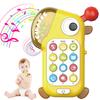 TENGEE Детская игрушка для смартфона 0 лет 1 года 2 лет Развивающая игрушка Популярный подарок на день рождения для мальчиков и девочек 6 месяцев 9 месяцев Детский мобильный телефон