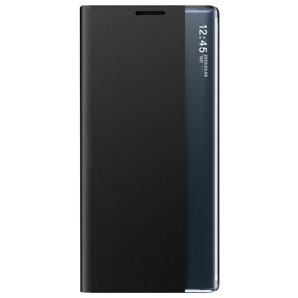 Чехол-книжка для Samsung Galaxy S26 с окошком, устойчивый к царапинам, из ПУ-кожи, с подставкой