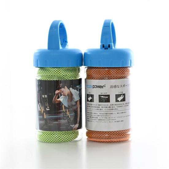 Fitness Towel Bottled Quick-dry Anti-fade Polyester Keep Cooling Microfiber Breathable Towel for Gift