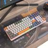 Механическая клавиатура K3, 100 клавиш, игровые клавиатуры для геймеров, игровые клавиатуры с RGB-подсветкой, проводные клавиатуры USB Type-C для настольных ПК