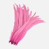 100Pcs 25-45CM DIY Rooster Feather Crafts Sewing Clothing Decor Plume Home Party Women's Feather Headwear Wedding Accessories