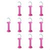 10 Pack Electric Fence Gate Handles with Insulators And Spring for Livestock