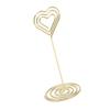 10Pcs Stable Base Place Card Holder Heart Shape Name Card Clips Name Card Holder  Home Centerpiece