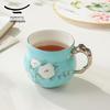 Кружка Yongfengyuan Lady's Porcelain Ручная роспись Синяя безмятежность