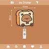 ID Card Clips Capybara Badge Reel Cartoon Hospital Badge Holder Name Card Holder  School Supplies