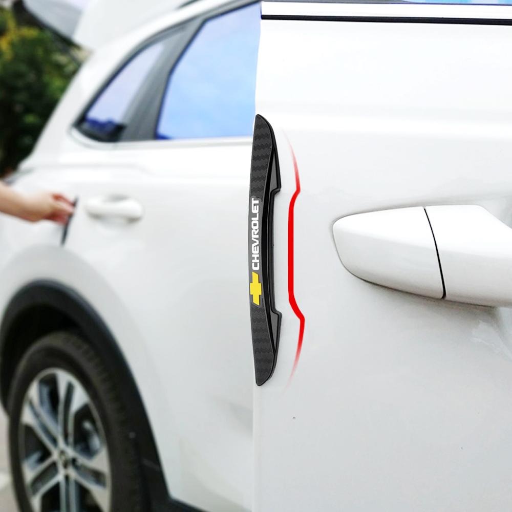 4 шт. Бамперная полоса на край двери автомобиля, противоударные наклейки на зеркало заднего вида для Chevrolet Captiva Lacetti Aveo Cruze Malibu Camaro