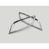 For Jeep Compass 2017 2018     Styling ABS Chrome Cover Trim Back Tail Rear Fog Light Lamp Frame Stick Eyebrow