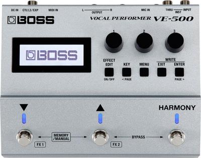 BOSS Вокальный процессор Черный VE-500