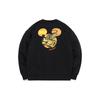 Свитшоты Li Ning X Disney Унисекс Черные С круглым вырезом Средняя посадка Обычные AWDQB76-3