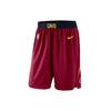 Cleveland Cavaliers Colorblock Polyester Elastic Waist Straight Shorts Men Bottoms Red 866793-677