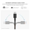 Native Union Pocket Cable 60W – армированный кабель USB-C для портативной зарядки - iPhone 15, 15 Pro, Pro Max, iPad Air, Galaxy S24, Flip 5, Fold 5