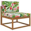 Outdoor Sofa Cushions 2 pcs Multicolored Polyester