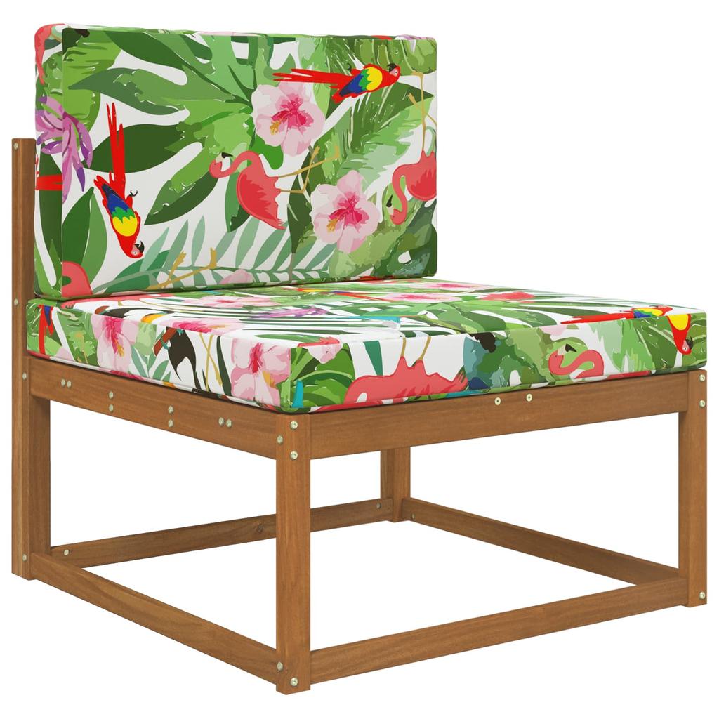 Outdoor Sofa Cushions 2 pcs Multicolored Polyester