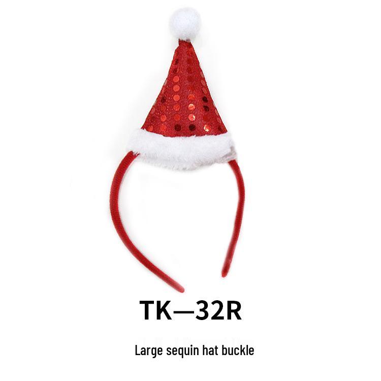 Повязка на голову для рождественской вечеринки: Дизайн с оленями и снеговиком для взрослых и детей