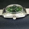 INDIAN VINTAGE HMT KOHINOOR HAND-WINDING MENS GREEN COLOR DIAL WATCH A441024-4 HT-a441024