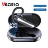 VAORLO Digital Display Business Headset Earhook Comfortable Headphone With HD Microphone HiFi Bass For Iphone XiaoMi Huawei Smartphones