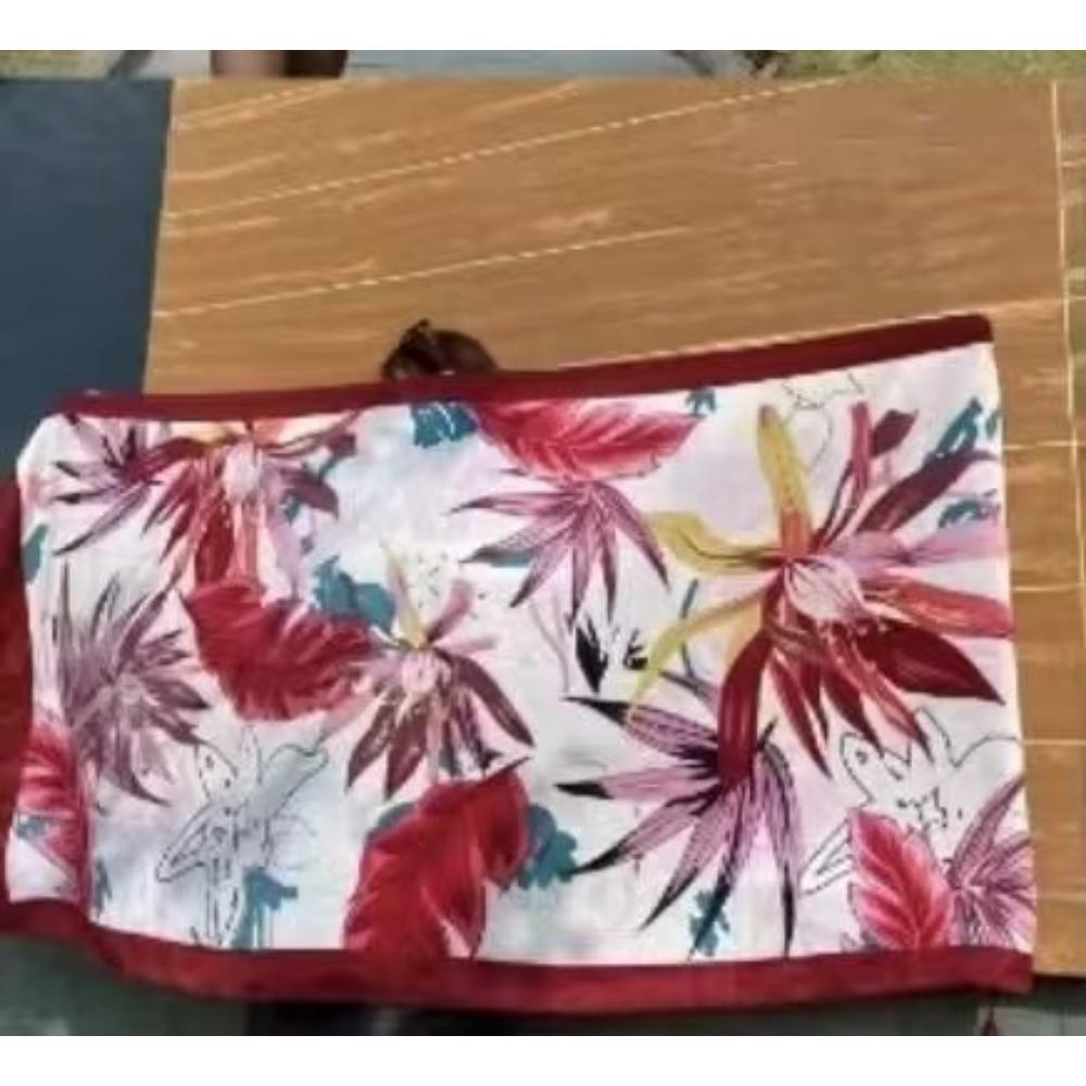 Соленое озеро Чака Туризм на Северо-Западе Этнический стиль Шарф Шелковый шарф Женский Летний Приморский Пляжный Платок Солнцезащитный Тонкий