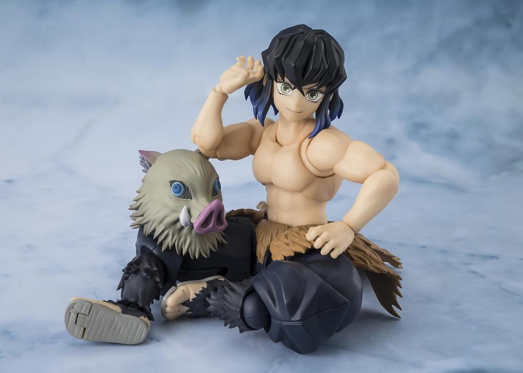 TAMASHII NATIONS Демон Kimetsu no Yaiba Хашибира Иноске 140 мм ПВХ АБС Окрашенная Фигурка Действия S.H.Figuarts Убийца Прибл.. &