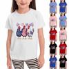 Футболки для малышей, девочек и мальчиков, детские футболки с короткими рукавами и принтом для мальчиков и девочек