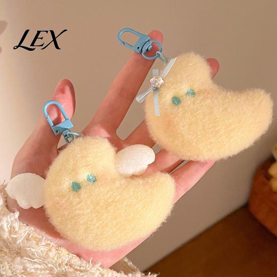 Kawaii Star Moon Plush Pendants Pendant, Cute Keychain Charm Decorative Keyring Accessories for Handbags with Lobster Clasp, Soft Stuffed Pendant