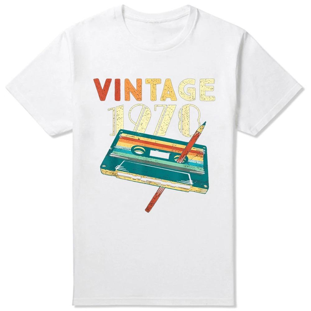 Original Vintage 1978 Retro Est 1978 Edition T Shirts Summer Graphic Cotton Streetwear Short Sleeve Birthday Gifts T-shirt