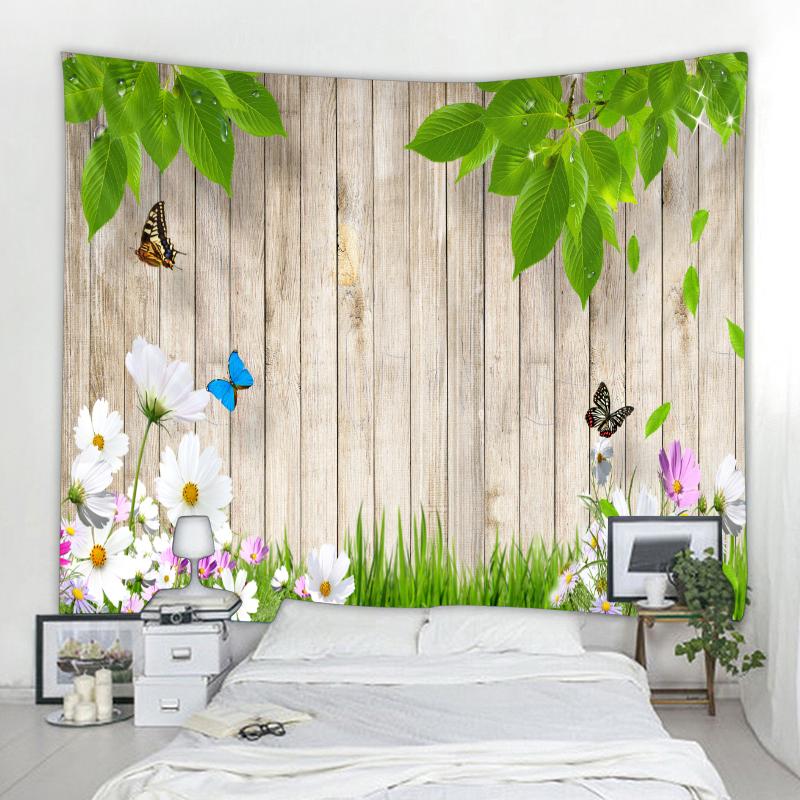 Винтажная деревянная доска, художественный гобелен, настенная подвеска, деревянная доска, эстетика, украшение комнаты, богемное украшение в стиле хиппи, украшение на стену дома, 8 размеров