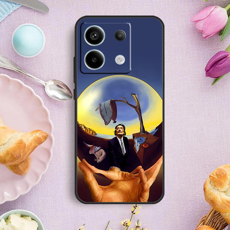 Чехол для телефона с рисунком Сальвадора Дали для Redmi Note 13 9 10 11 12 Pro Plus 10S 11S 12S Redmi 12 9C 10C 12C 13C