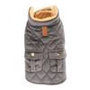 Warm Dog Jacket Fashion Windproof Cozy Thickened Comfortable Dog Winter Coat with Pocket for