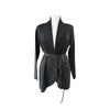 Specchio Open Shawl Collar Cardigan Back Waist Ribbon 461 806