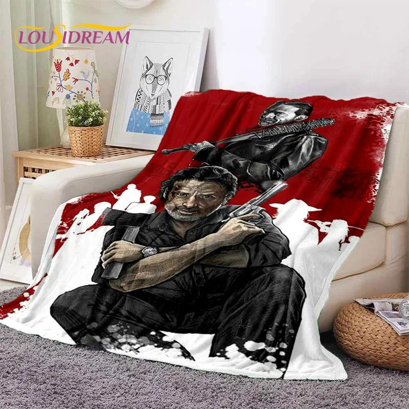 The Walking Dead Lincoln TWD Soft Flannel Blanket for Beds Bedroom Sofa Picnic,Throw Blanket for Cover Outdoors Leisure Nap Gift