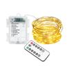 LED Fairy Lights With Remote 5M / 10M / 20M Flash Fairy Garland 8 Modes Waterproof String Light For Chirstmas Wedding Holiday Decoration Etc