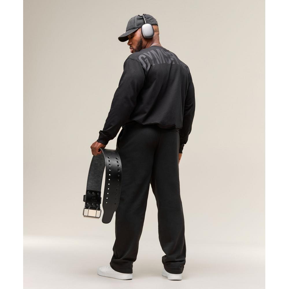 Gymshark Футболка с длинным рукавом Power Black A2c9o Bb2j