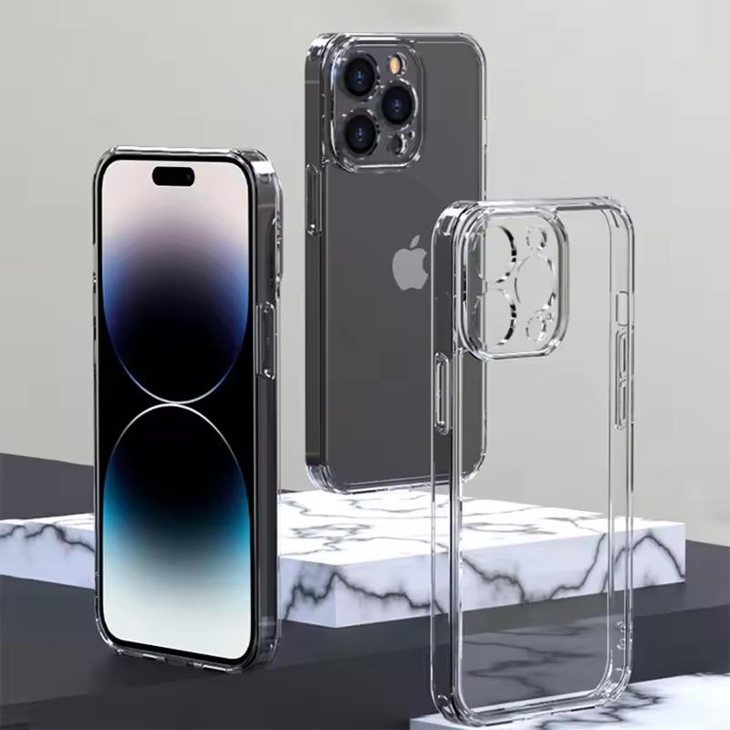 Прозрачный силиконовый чехол для телефона APPLE iPhone 16 Pro Max 15 Plus 14 Pro 13 mini 12 11, тонкий, мягкий, противоударный.