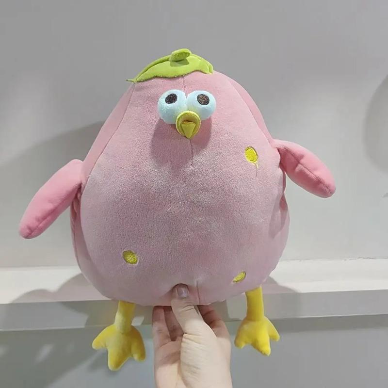 Strawberry Chicken Plush Toy Handmade Doll Cartoon Anime Cute Pillow Children's Gift Doll